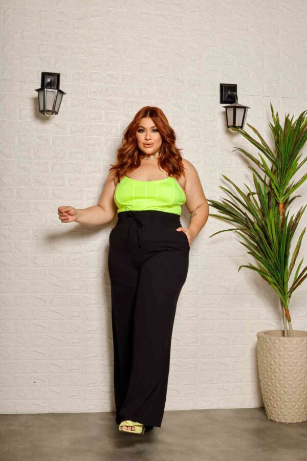 Ousadia Confortável Pantalona Plus Size - Image 2