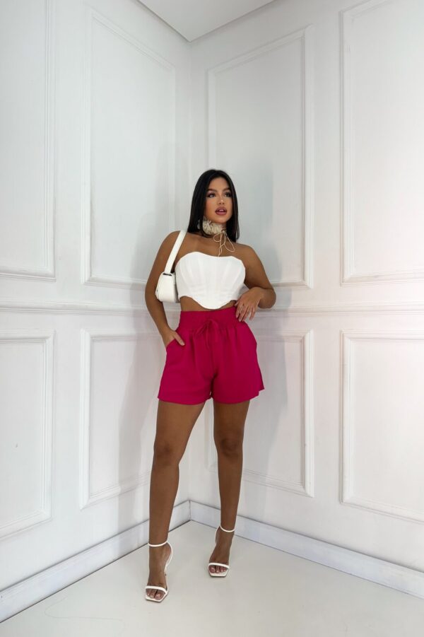 Shorts Verão Fresco Fúcsia