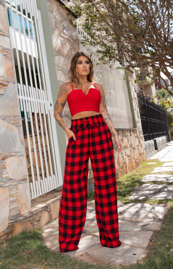 Calça Xadrez Pantalona Moderno - Image 2