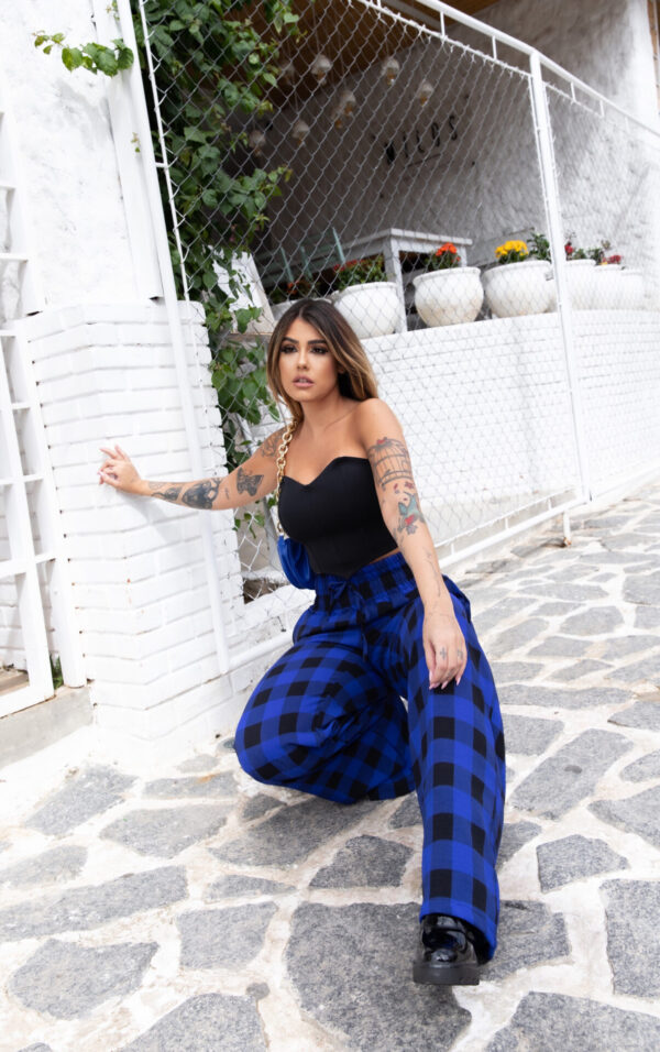Calça Xadrez Chic Pantalona - Image 3