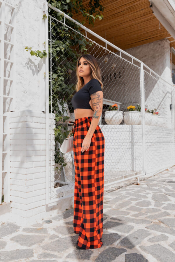 Calça Pantalona Xadrez Clássica - Image 4