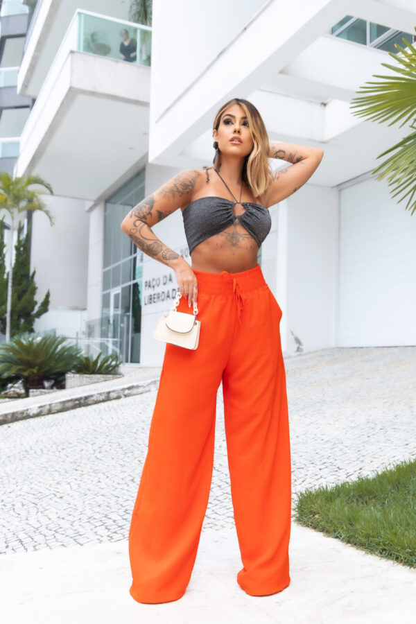 Calça Pantalona Fluida - Image 10