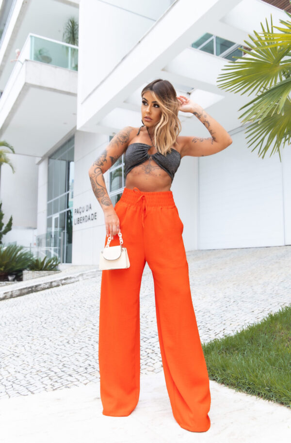 Calça Pantalona Fluida - Image 7