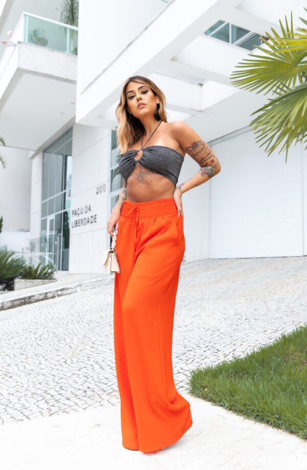 Calça Pantalona Fluida - Image 4