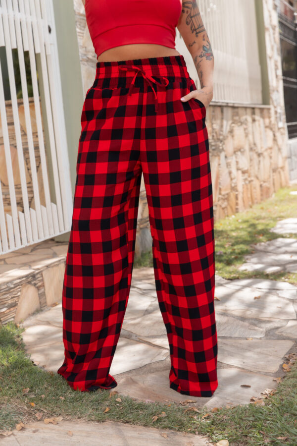 Calça Xadrez Pantalona Moderno - Image 6